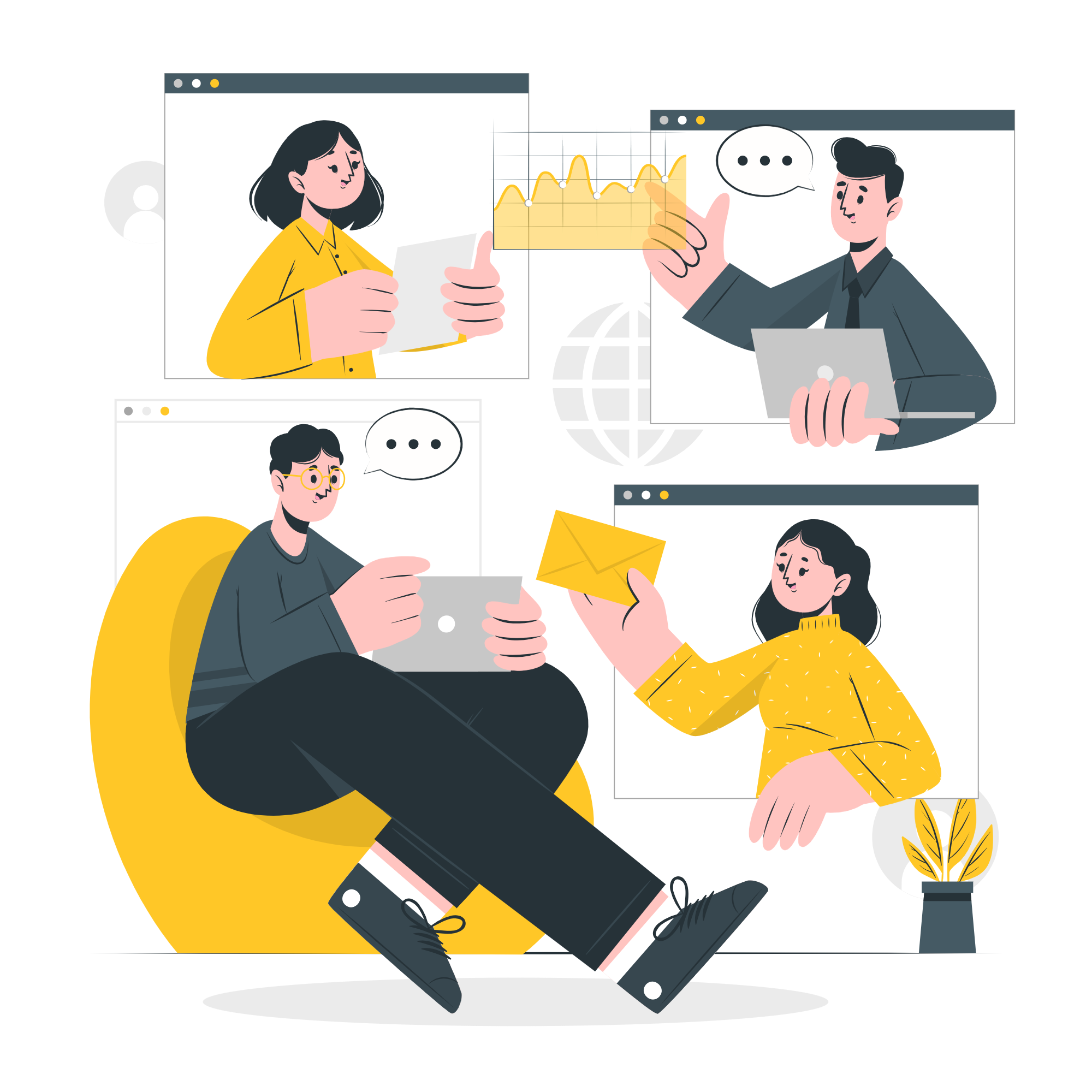 Remote meeting-cuate